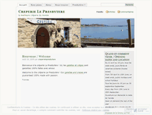 Tablet Screenshot of creperielepresbytere.com